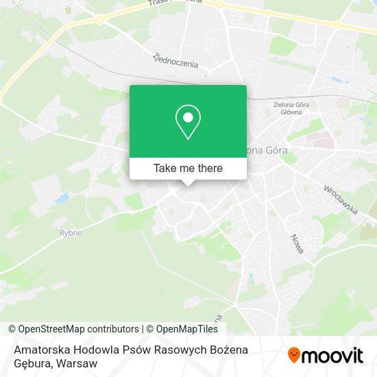 Amatorska Hodowla Psów Rasowych Bożena Gębura map