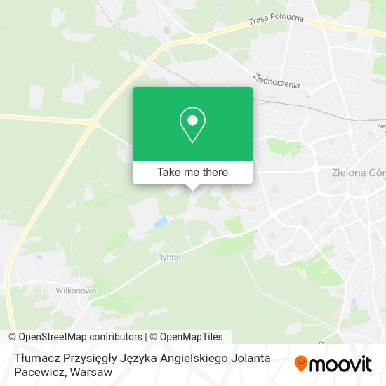 Tłumacz Przysięgły Języka Angielskiego Jolanta Pacewicz map