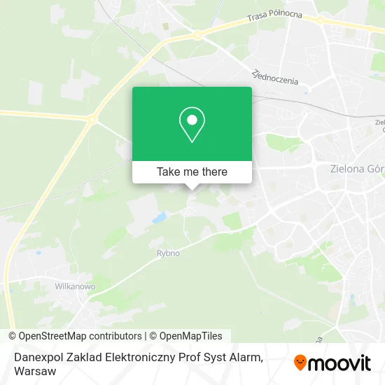 Карта Danexpol Zaklad Elektroniczny Prof Syst Alarm