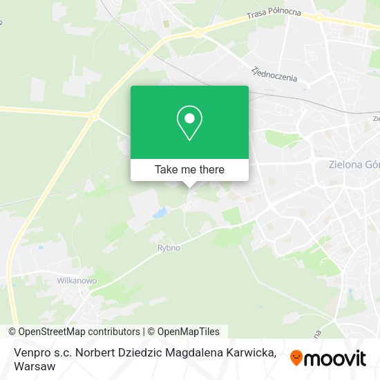 Venpro s.c. Norbert Dziedzic Magdalena Karwicka map