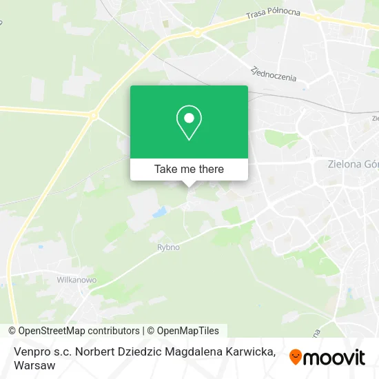 Карта Venpro s.c. Norbert Dziedzic Magdalena Karwicka