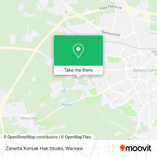 Żanetta Korsak Hak Studio map