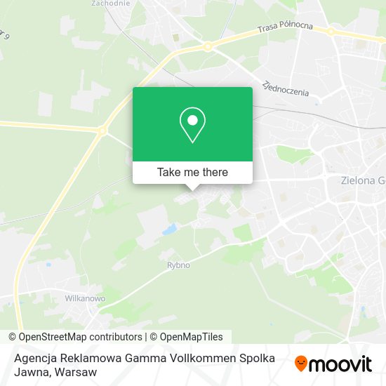 Agencja Reklamowa Gamma Vollkommen Spolka Jawna map