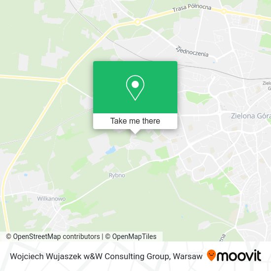 Карта Wojciech Wujaszek w&W Consulting Group