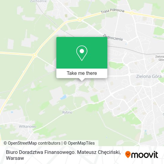 Biuro Doradztwa Finansowego. Mateusz Chęciński map