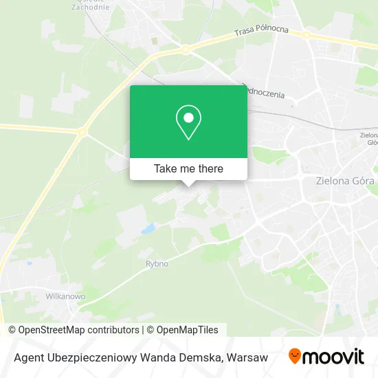 Agent Ubezpieczeniowy Wanda Demska map