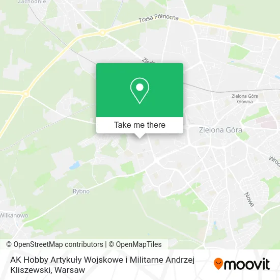 AK Hobby Artykuły Wojskowe i Militarne Andrzej Kliszewski map