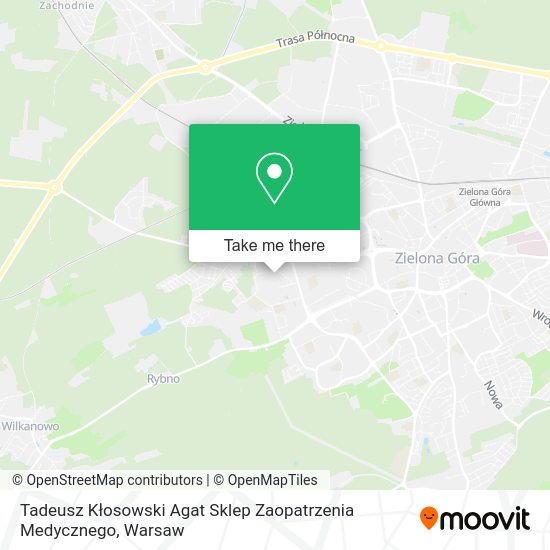 Tadeusz Kłosowski Agat Sklep Zaopatrzenia Medycznego map