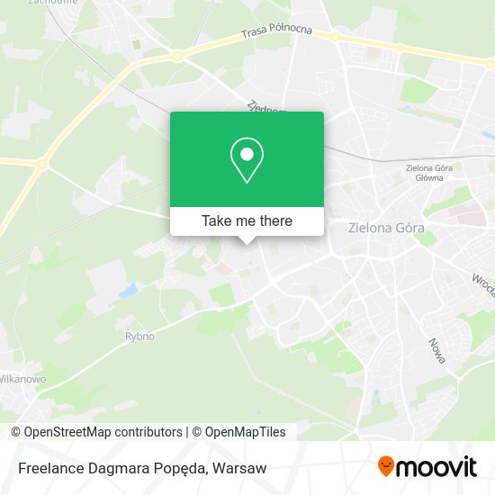 Freelance Dagmara Popęda map