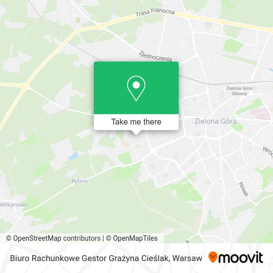 Biuro Rachunkowe Gestor Grażyna Cieślak map