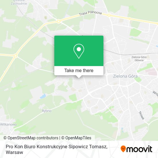 Pro Kon Biuro Konstrukcyjne Sipowicz Tomasz map