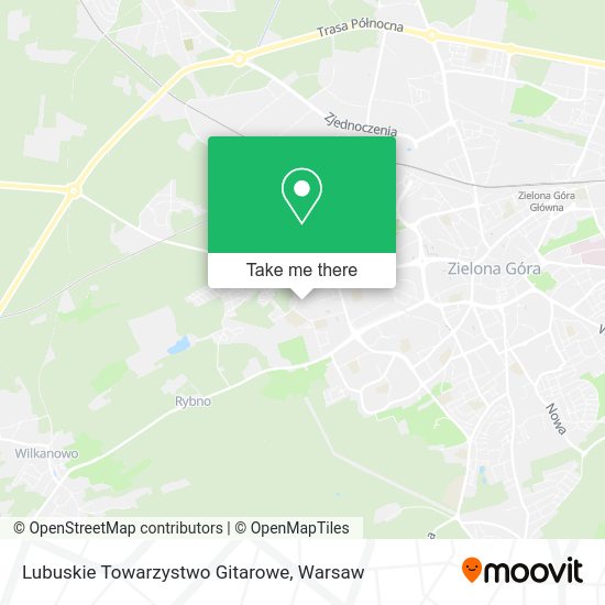 Lubuskie Towarzystwo Gitarowe map