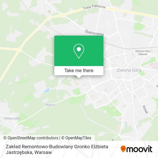 Zakład Remontowo-Budowlany Gronko Elżbieta Jastrzębska map