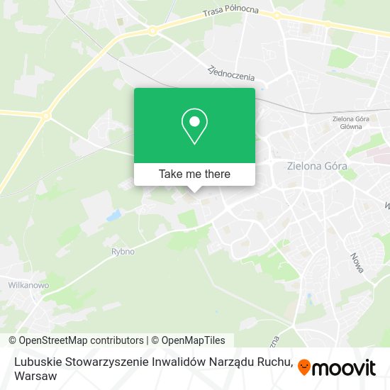 Карта Lubuskie Stowarzyszenie Inwalidów Narządu Ruchu