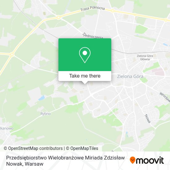 Przedsiębiorstwo Wielobranżowe Miriada Zdzisław Nowak map