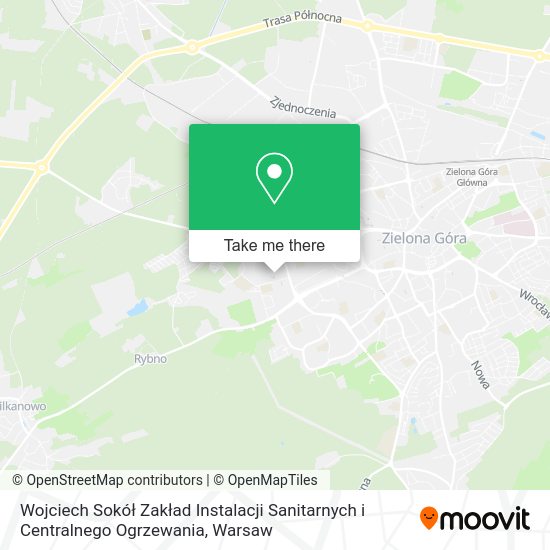 Wojciech Sokół Zakład Instalacji Sanitarnych i Centralnego Ogrzewania map