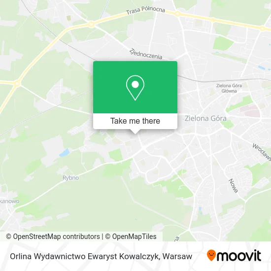 Orlina Wydawnictwo Ewaryst Kowalczyk map