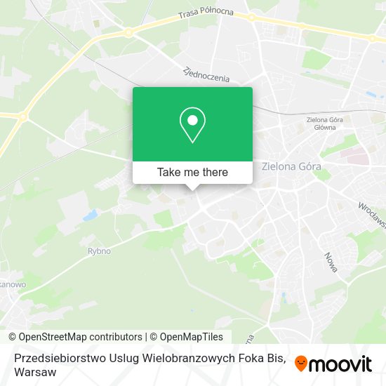 Przedsiebiorstwo Uslug Wielobranzowych Foka Bis map