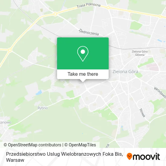 Карта Przedsiebiorstwo Uslug Wielobranzowych Foka Bis