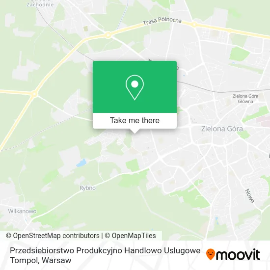 Карта Przedsiebiorstwo Produkcyjno Handlowo Uslugowe Tompol