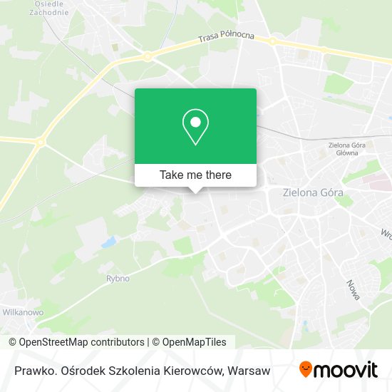 Prawko. Ośrodek Szkolenia Kierowców map