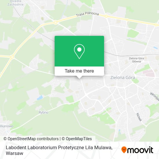 Карта Labodent Laboratorium Protetyczne Lila Mulawa