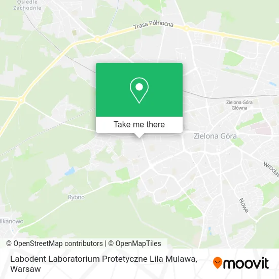 Карта Labodent Laboratorium Protetyczne Lila Mulawa