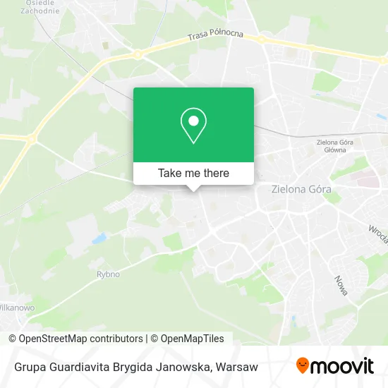 Карта Grupa Guardiavita Brygida Janowska