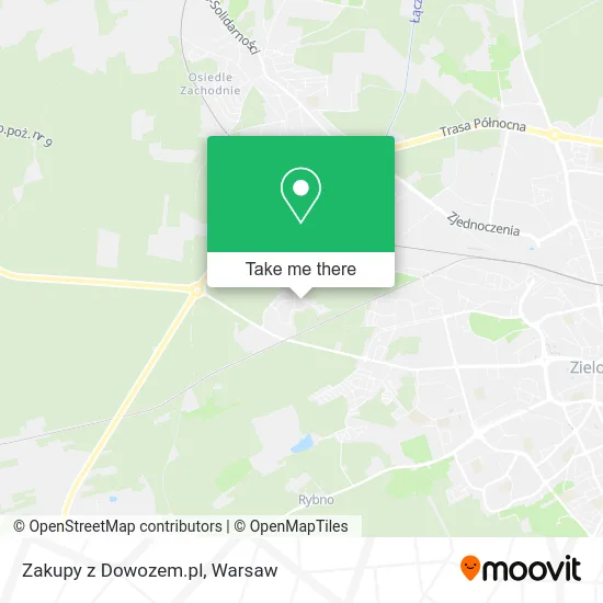 Карта Zakupy z Dowozem.pl
