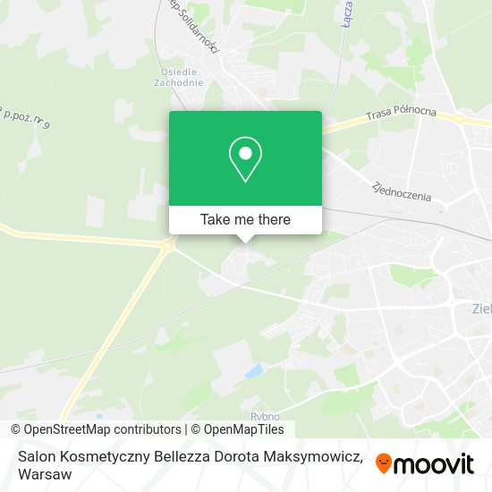 Salon Kosmetyczny Bellezza Dorota Maksymowicz map