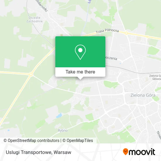 Карта Uslugi Transportowe