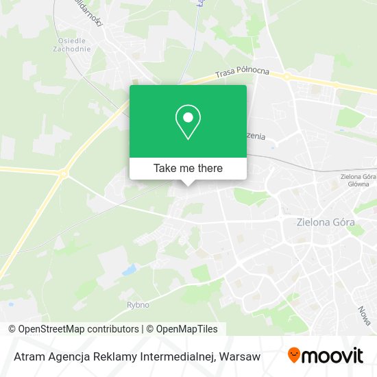 Atram Agencja Reklamy Intermedialnej map