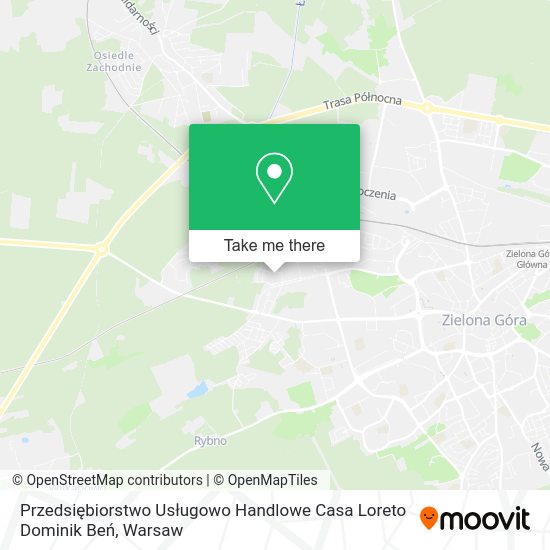 Przedsiębiorstwo Usługowo Handlowe Casa Loreto Dominik Beń map