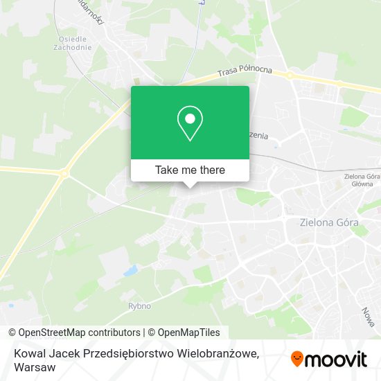 Kowal Jacek Przedsiębiorstwo Wielobranżowe map