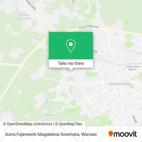 Astra Fajerwerki Magdalena Sowińska map