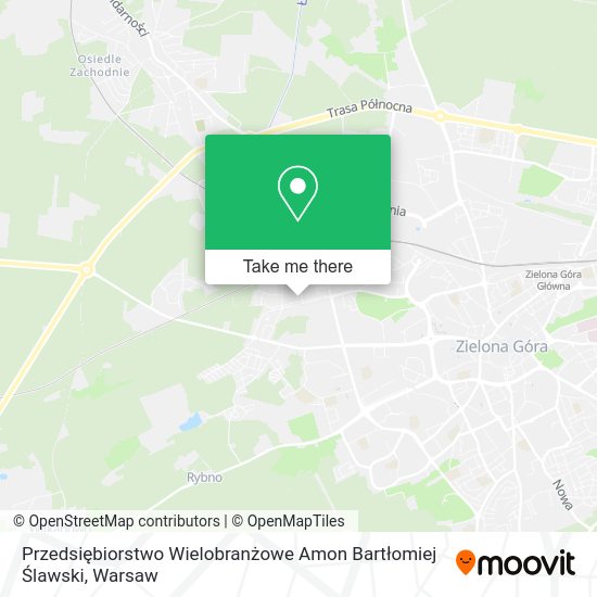 Przedsiębiorstwo Wielobranżowe Amon Bartłomiej Ślawski map