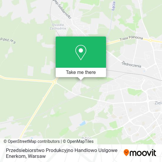 Przedsiebiorstwo Produkcyjno Handlowo Uslgowe Enerkom map