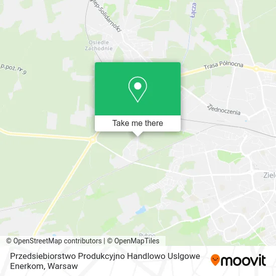 Карта Przedsiebiorstwo Produkcyjno Handlowo Uslgowe Enerkom