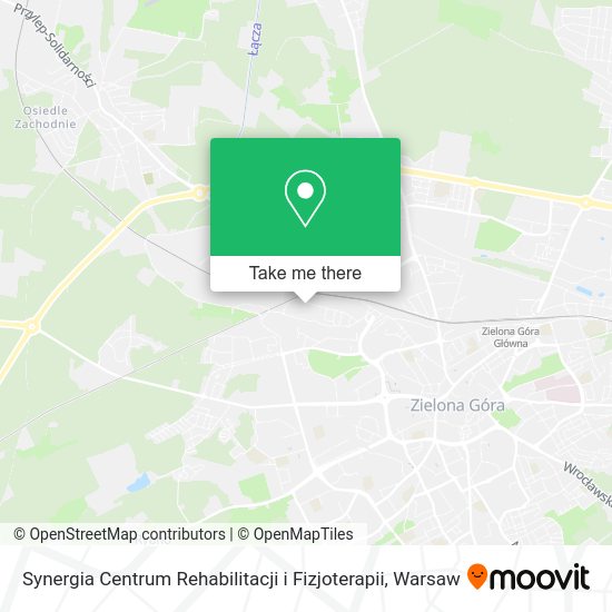 Synergia Centrum Rehabilitacji i Fizjoterapii map