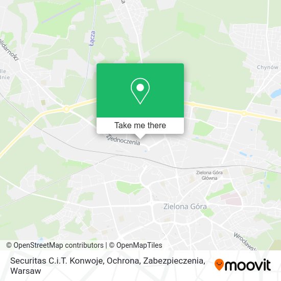 Securitas C.i.T. Konwoje, Ochrona, Zabezpieczenia map