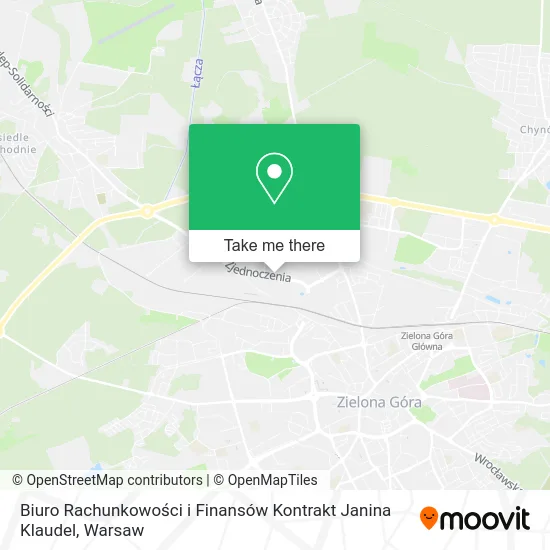 Biuro Rachunkowości i Finansów Kontrakt Janina Klaudel map