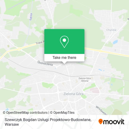 Szewczyk Bogdan Usługi Projektowo-Budowlane map