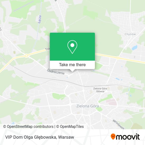 VIP Dom Olga Głębowska map