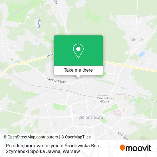 Przedsiębiorstwo Inżynierii Środowiska Bsb Szymański Spółka Jawna map