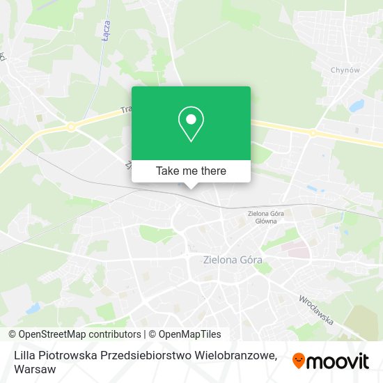 Lilla Piotrowska Przedsiebiorstwo Wielobranzowe map