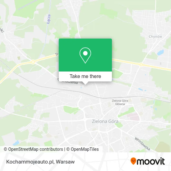 Карта Kochammojeauto.pl