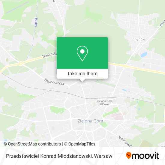 Przedstawiciel Konrad Młodzianowski map