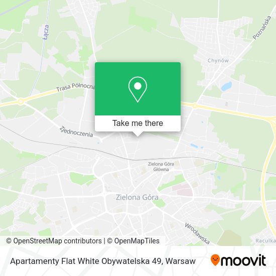 Apartamenty Flat White Obywatelska 49 map