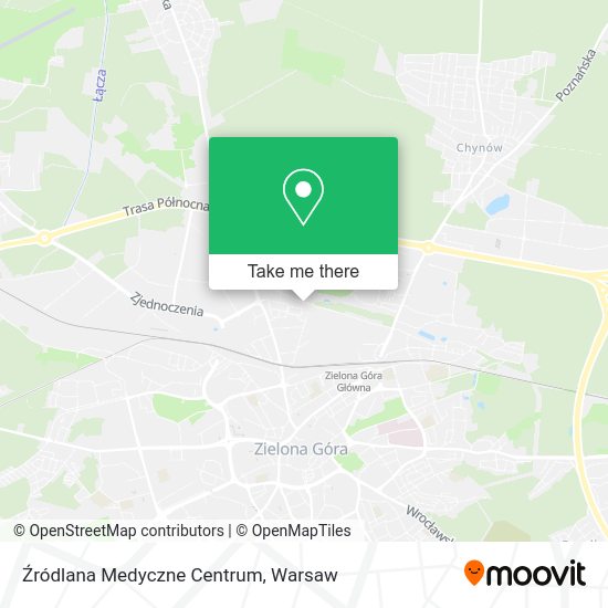 Źródlana Medyczne Centrum map