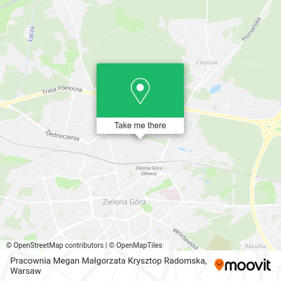 Pracownia Megan Małgorzata Krysztop Radomska map